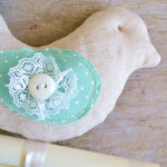 bomboniera per matrimonio colomba stile shabby
