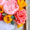 Quadro con volto e fiori di carta, Juliet - immagine 2