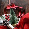 Decorazione natalizia in legno a forma di cuore - immagine 3